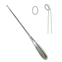Bushe Curette 10" Angled #1 (6.0mm)