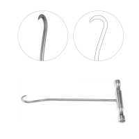 Bone Hook 8" Blunt 20mm Deep T Handle