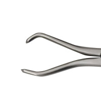 Pointed Fracture Reduction Clamp 5 1/2" Straight Left and Curved Right with Small with Ratchet