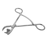 Articulating Small Bone Clamps Right 5.12" Plate Radius 5mm Pins Up To 2.4mm