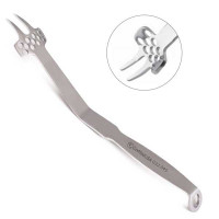 Lateral Soft Tissue Retractor 9.75" Blunt Prongs