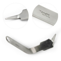 Gluteus Retractor 8.25" (21cm) Left Handle to Bend Length 6.5" (16.5cm) Depth from Bend 4.25" (10.8cm)