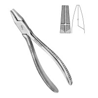 Flat Nose Pliers 7" with End and Side Grooves