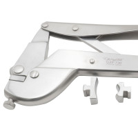 Plate Bending Pliers 10" for Straight Plates 2 Anvils