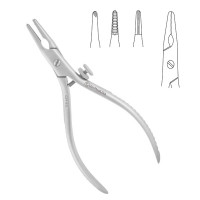 Pin Extraction Pliers 5" with 3mm Excavating Tip Screw Lock