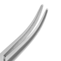 Bridge Deep Surgery Forceps Very Delicate Curved 11"