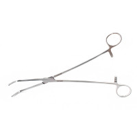 Sarot Bronchus Clamp 9" Left Adult Size 35mm Long Jaws