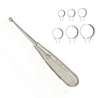 Brun Bone Curette Round Cup 5mm 6 3/4"
