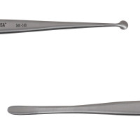Penfield Dissector Double End Wax Packer and 6mm Blunt Dissector Slightly Curved Size 7 3/4"