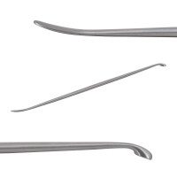 Penfield Dissector Double End Wax Packer and 6mm Blunt Dissector Slightly Curved Size 7 3/4"