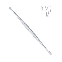 Penfield Dissector Double End Wax Packer and 6mm Blunt Dissector Fully Curved Size 7 1/2"