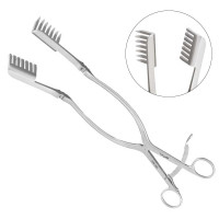 Beckman Eaton Laminectomy Retractor Hinged Sharp 7x7 Teeth 1 3/4" Wide X 2" Deep Size 12 3/4"