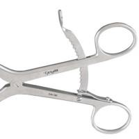 Beckman Eaton Laminectomy Retractor Hinged Sharp 7x7 Teeth 1 3/4" Wide X 2" Deep Size 12 3/4"