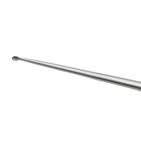 Brun Curette 8” Hollow Handle Angled Shaft Oval Cup #3/0 (2.8mm)