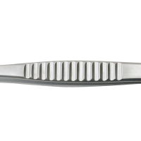 Debakey Vascular Tissue Forceps 1.5mm wide Tips 6"