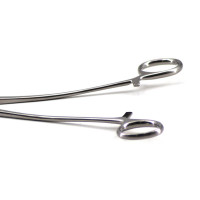 Debakey Vascular Clamp For Aortic Aneurysm Slightly Curved Jaws 12cm Size 12 3/4"