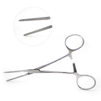 Cooley Pediatric Vascular Clamps 5mm Calibrations On Outer Side Of Jaws Size 5 1/2" Straight jaws