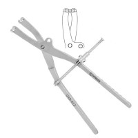 Pelvic Reduction Forcep 13 1/2" Adjustable Jaw for Screws With Speedlock