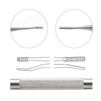 Bone Rasp No 64 Straight Slight Angle Double Ended Plain Serrations 3mm/4mm