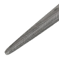 Bone File 11" Convex / Flat Tapered 6mm