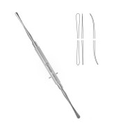 Presbyterian Hospital Elevator 7" Curved Double Ended Semi Blunt / Blunt