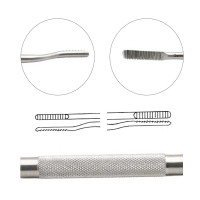 Polokoff Bone File #1 Double Ended Plain Serrations