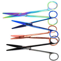 Mayo Dissecting Scissors Straight 5 1/2" Color Coated