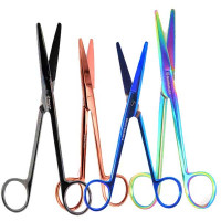 Mayo Dissecting Scissors Straight 6 3/4" Color Coated