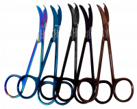 Northbent - Shortbent Stitch Scissors 4 1/2" Color Coated